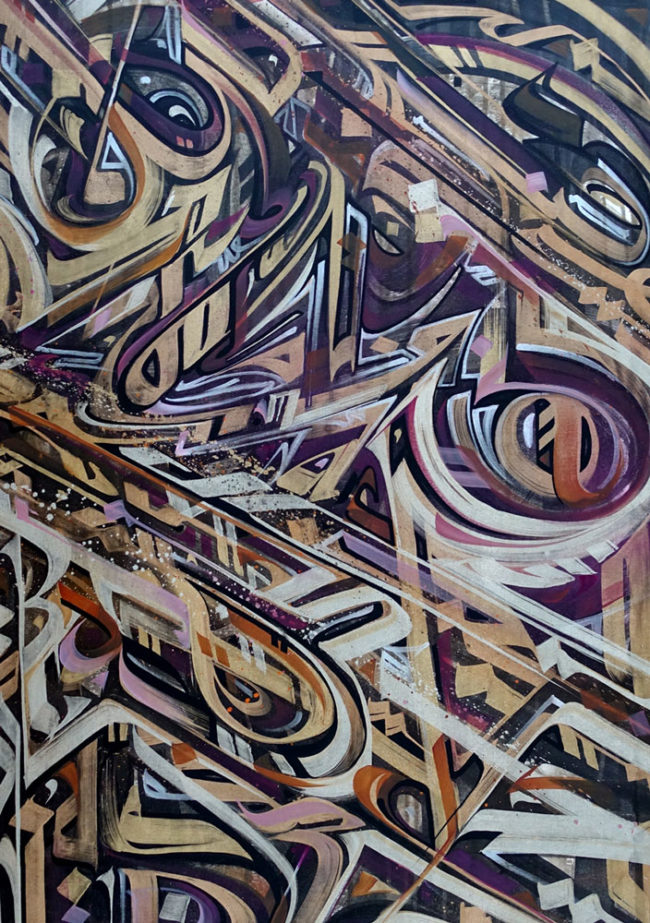 Vincent Abadie Hafez - Zepha - Painting - Capharnaüm 2