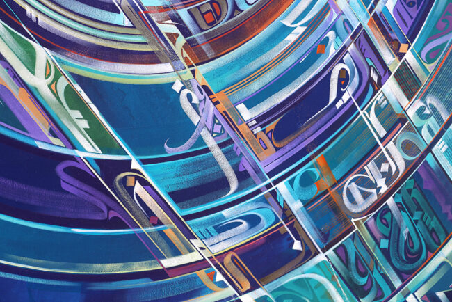 Vincent Abadie Hafez (Zepha) mural Paris Diderot