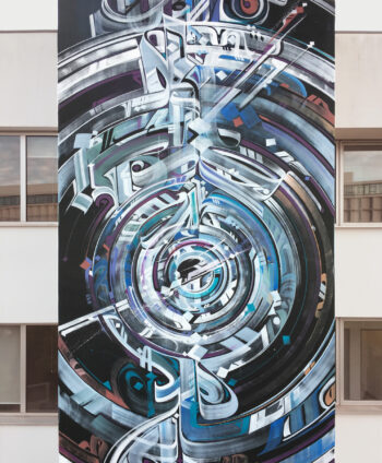 The mills of Don, Mural in Cergy , France