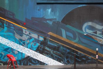 Urban jealousy, Palimpsest participative mural in Paris