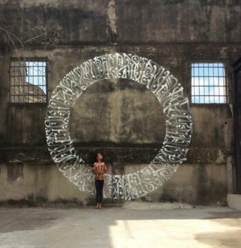 Wall painting in Panama City