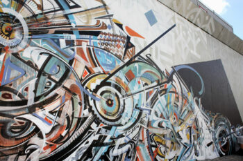 Velorution, wall painting in Copenhagen