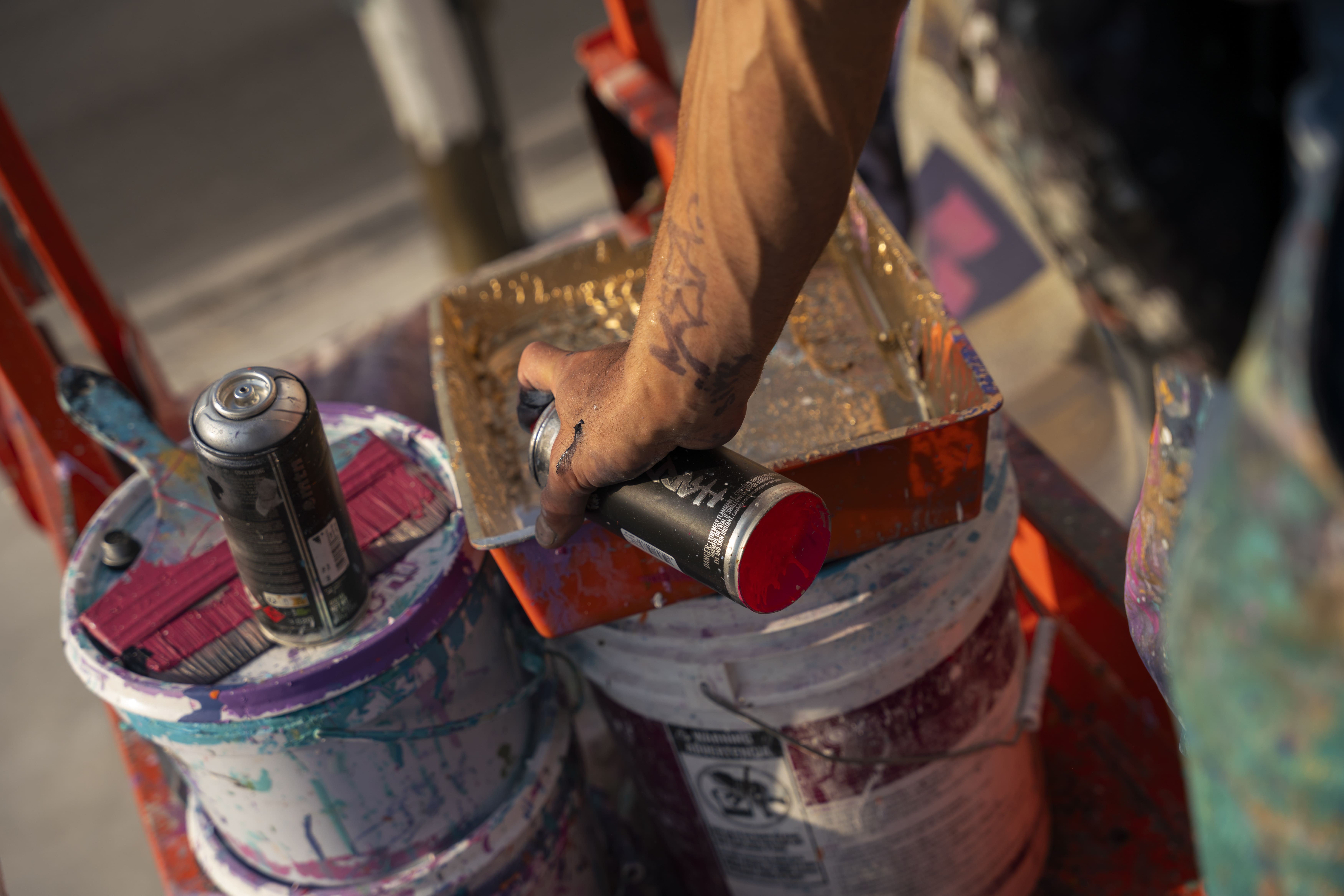 Fresque murale de 600m2 réalisée à Miami pour KUFA Gallery